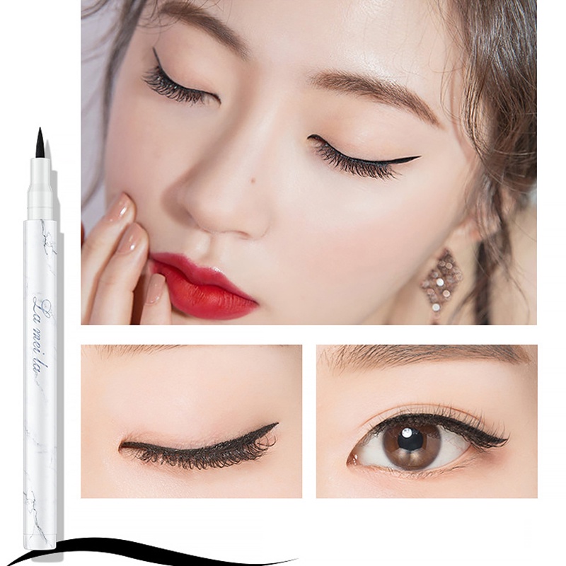 [Hàng mới về] Bút kẻ mắt Lameila K13 không thấm nước khô nhanh hộp bạc