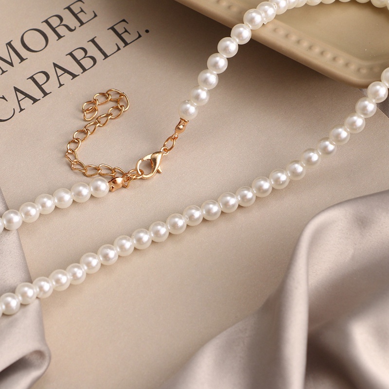 Vòng cổ Chuỗi Ngọc Trai Dài Phong Cách Cổ Điển Sang Trọng Dành Cho Nữ