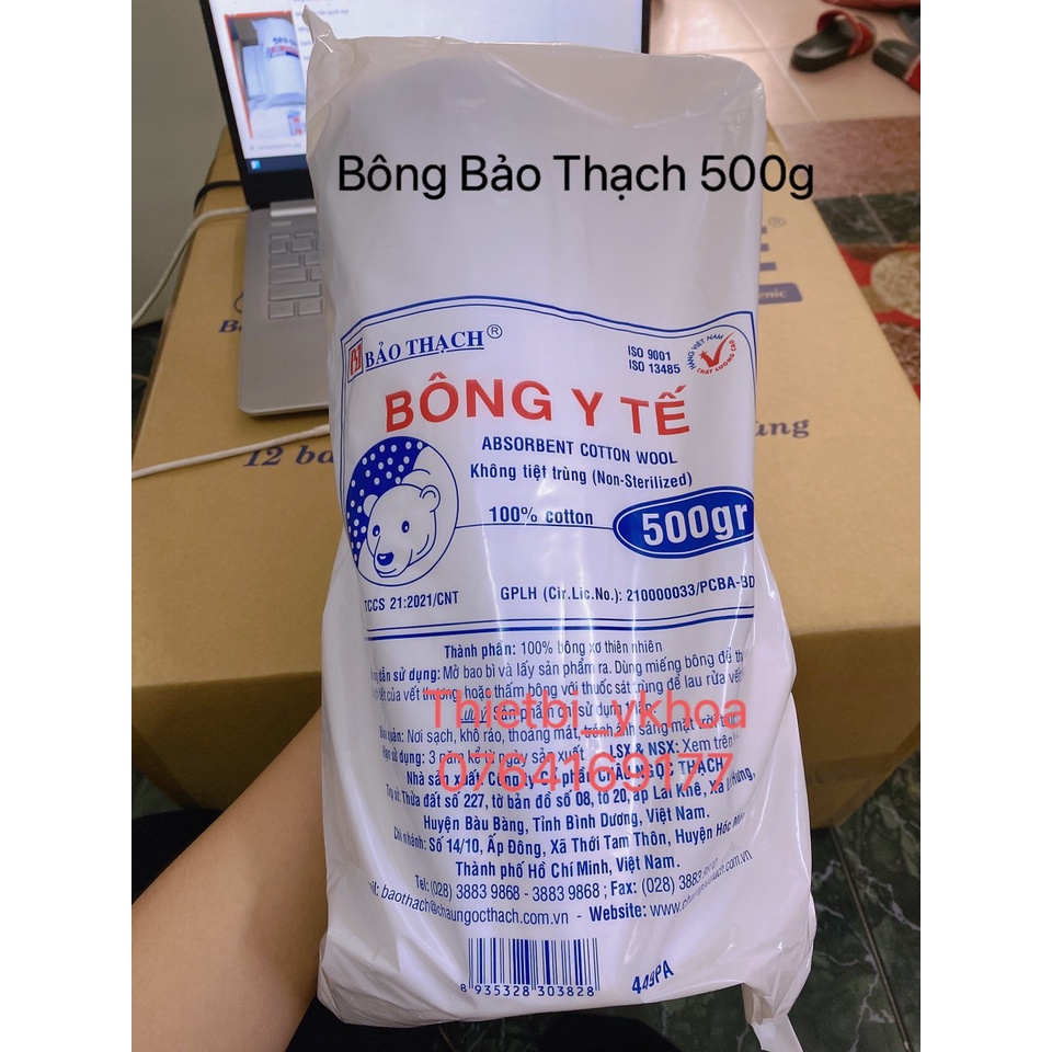 Bông Gòn Y Tế 500g Bảo thạch ( Thấm nước)