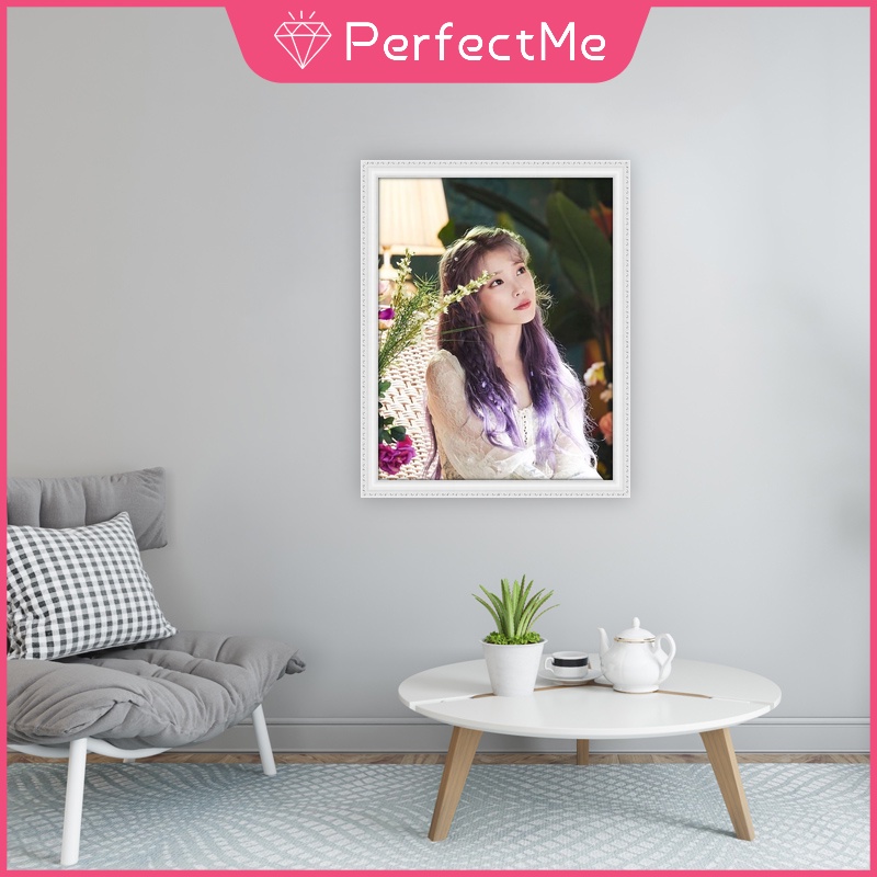 Bộ tranh đính đá 5D họa tiết nữ thần IU độc đáo kích thước 30x40cm