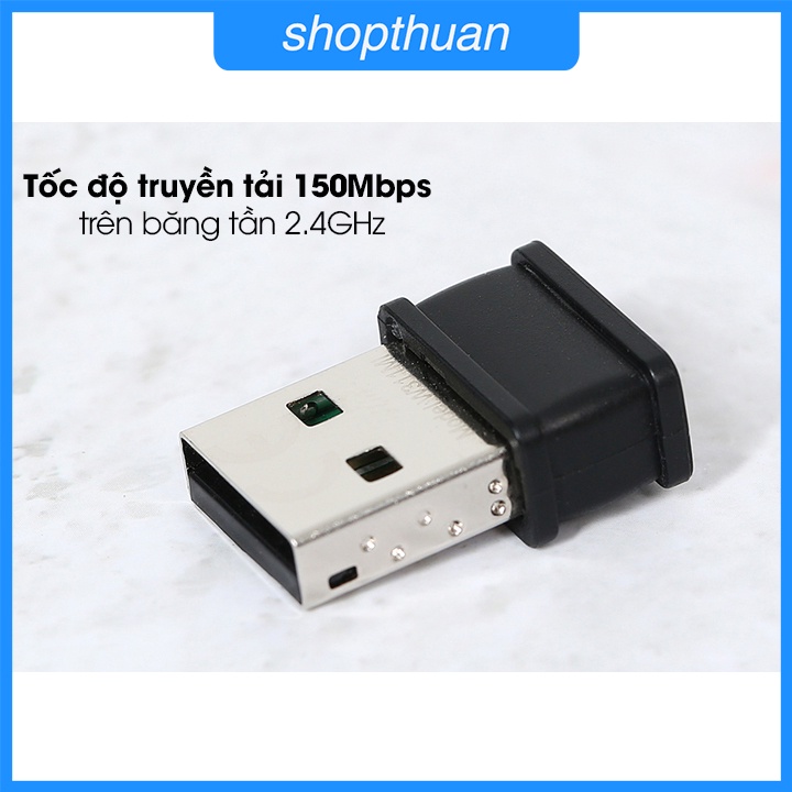 USB Wifi 150Mbps Tenda W311MI Màu Đen