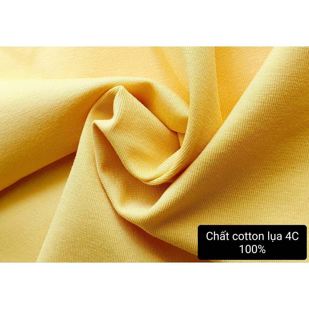 [SIRO] [22-40kg] Bộ ngố hoạt hình xẻ tà cotton 4C cho bé gái size đại