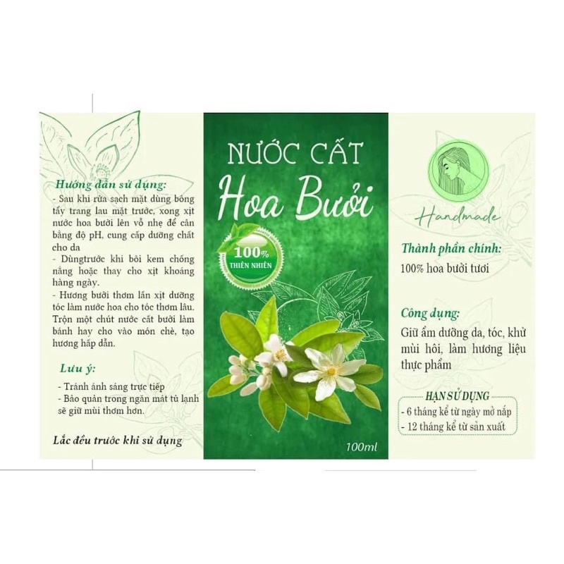 Xịt tóc tinh chất bưởi 55k