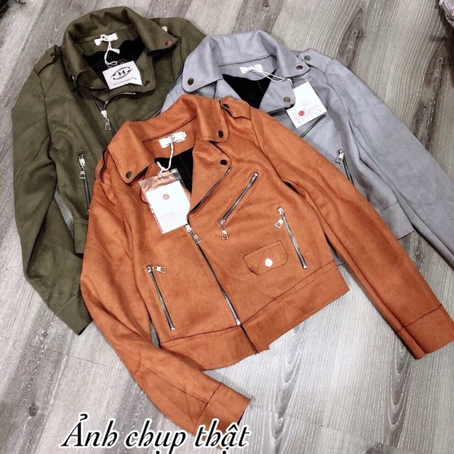 Áo khoác da lộn