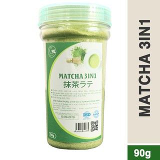 Bột trà xanh sữa 3in1 GreenD Food 90g
