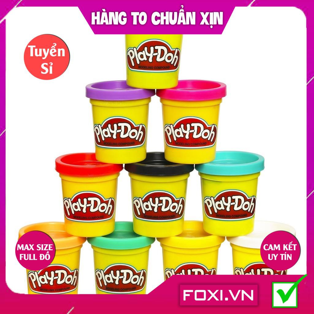 SET 4-6 Hộp Đất Nặn an toàn Play Doh loại To-Hàng VNXK CLC-Tăng trí tưởng tượng và sự khéo léo