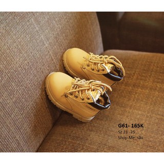 Giày cao cổ buộc dây G61