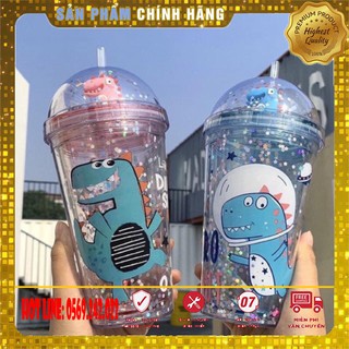 Bình đựng nước khủng long 3d cho bé