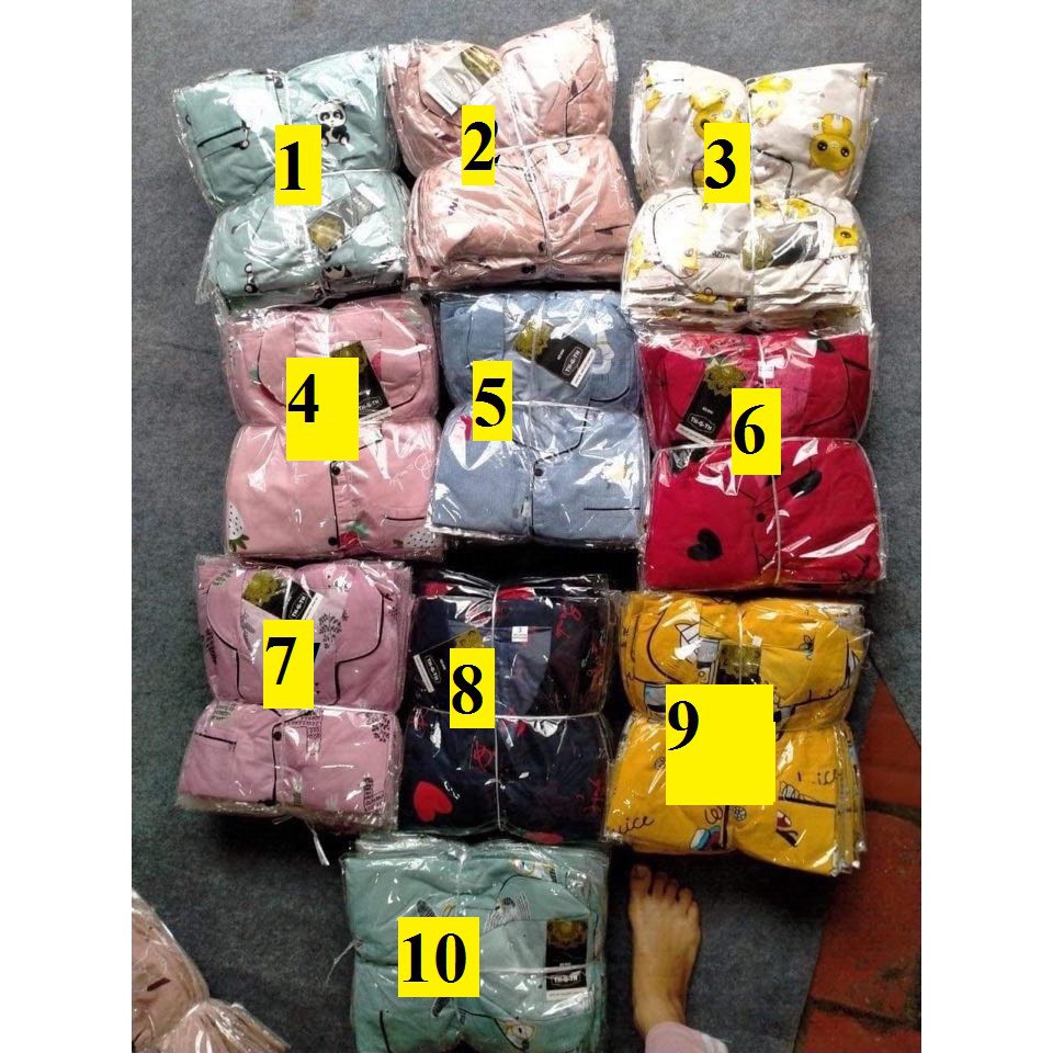 Bộ PIZAMA tay cộc quần đùi hàng Loại 1 | BigBuy360 - bigbuy360.vn