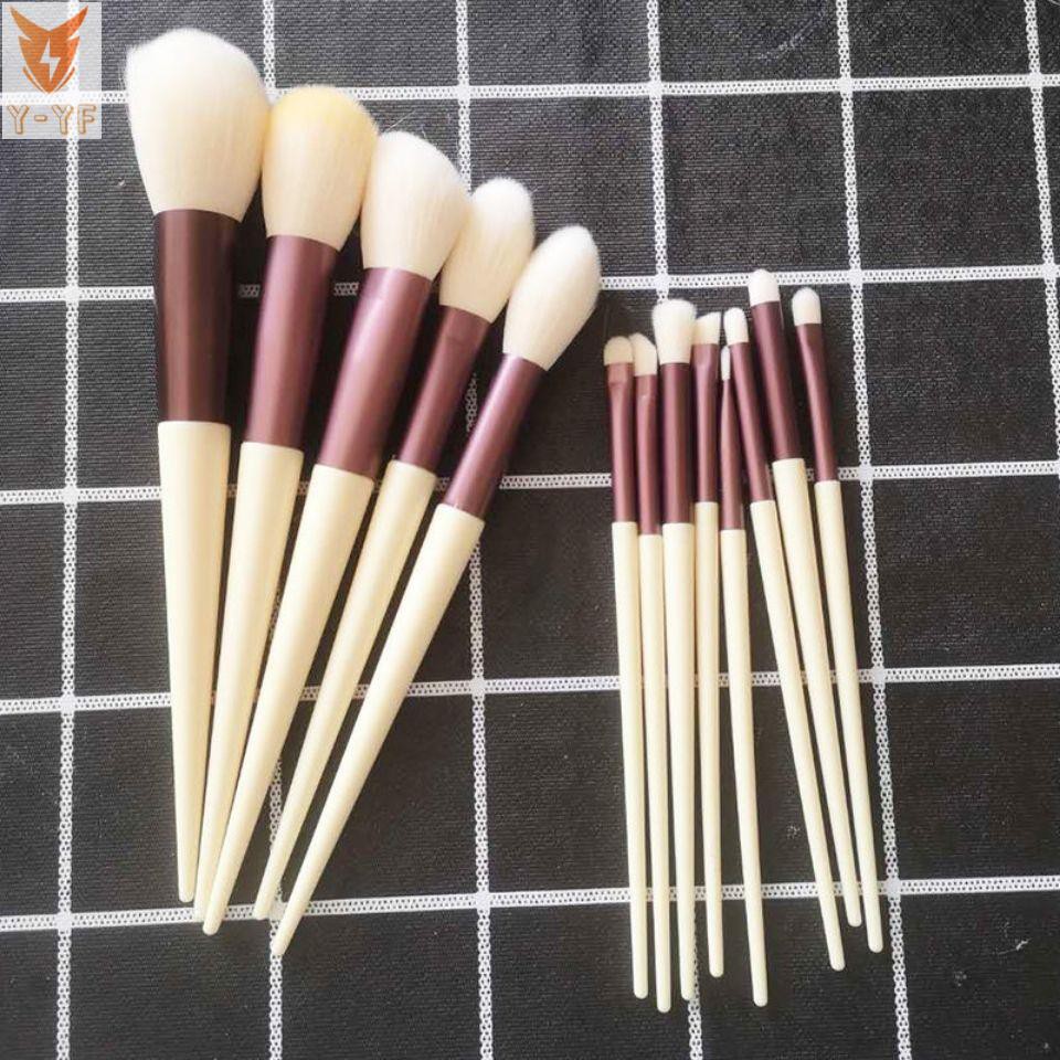 (Hàng Mới Về) Set 13 / 8 Cọ Trang Điểm Phấn Nền / Má Hồng Mini Siji Nhanh Khô Cho Người Mới Bắt Đầu