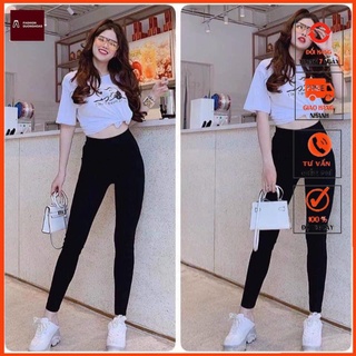 Quần legging cao cấp umi xuất hàn quốc không hề bai xù phai màu m456