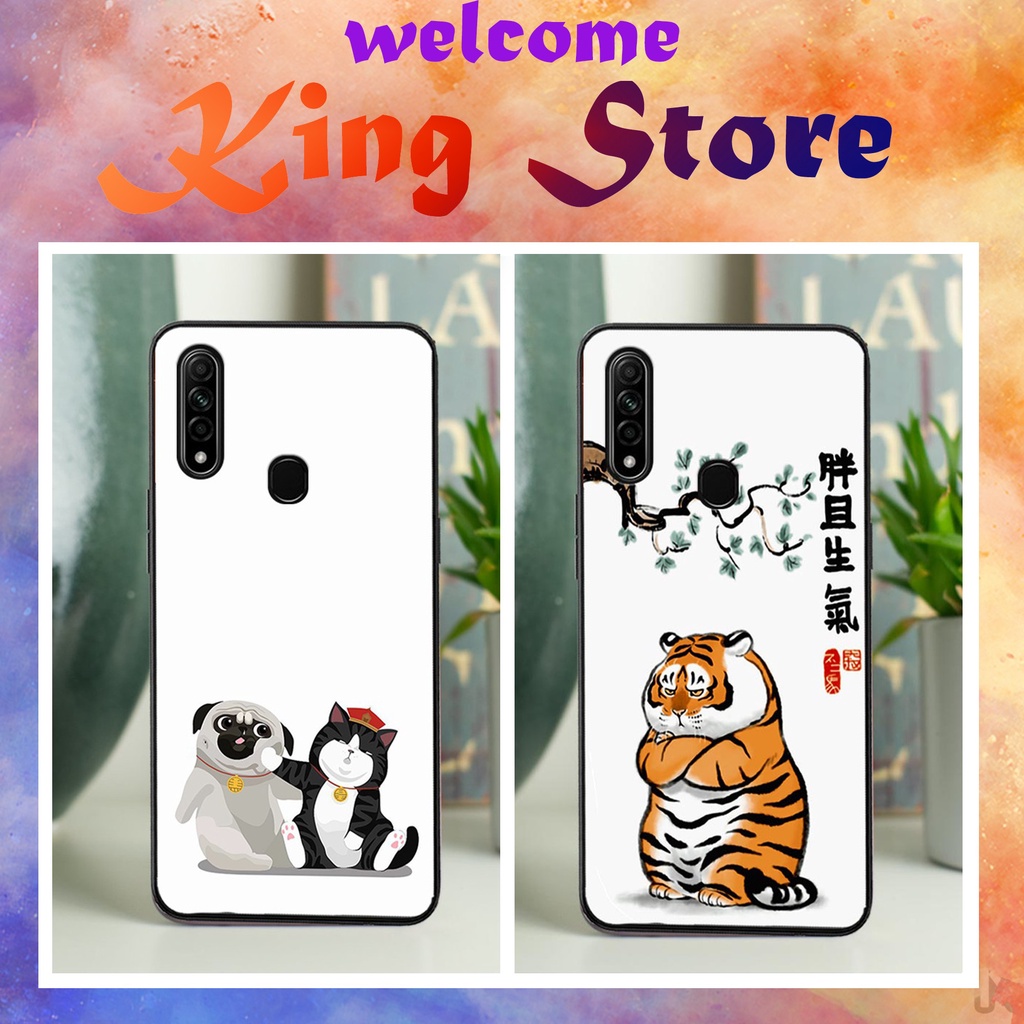 [SIÊU ƯU ĐÃI] Ốp lưng Oppo A8/A31/A91-2020 in hình chú MÈO BÉO siêu đẹp, độc, lạ_KINGSTORE.HN_Ốp lưng điện thoại