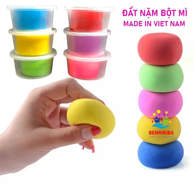 Đất Sét, Đất Nặn Tự Khô Nhiều Màu - Không Chất Bảo Quản