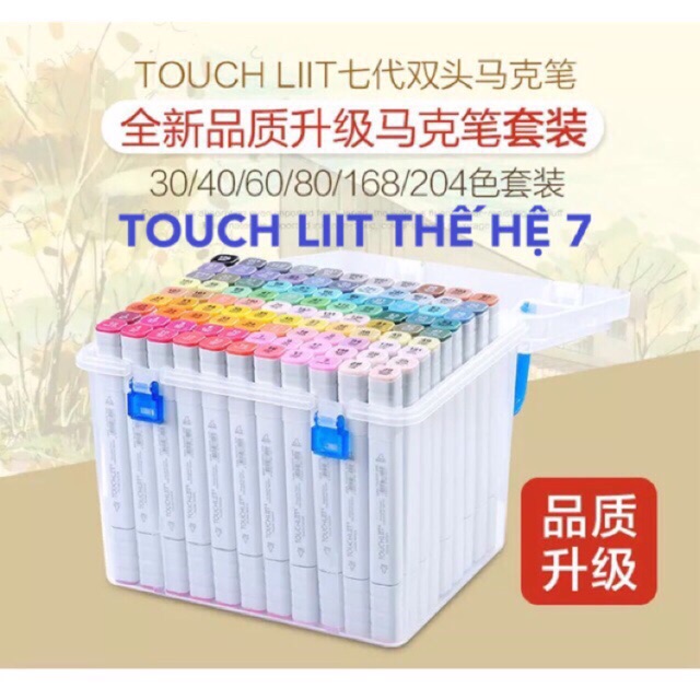 Touch liit 7. Set 204 màu.