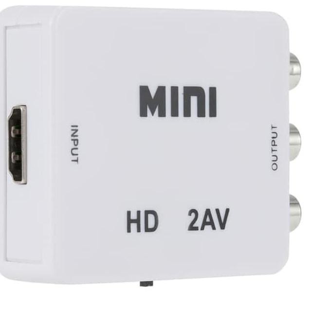 Hộp Chuyển Đổi Mini Hdmi2Av / Hdmi Sang Av Rca / Mini Hdmi2Av | BigBuy360 - bigbuy360.vn