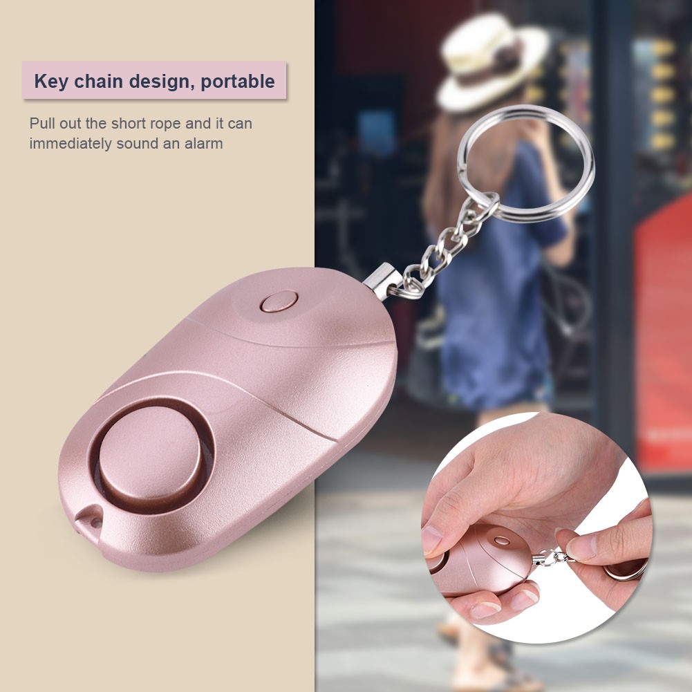 Chuông Báo Động Tự Động 130Db Bảo Vệ An Toàn Cá Nhân An Toàn Cho Nữ OUYOU