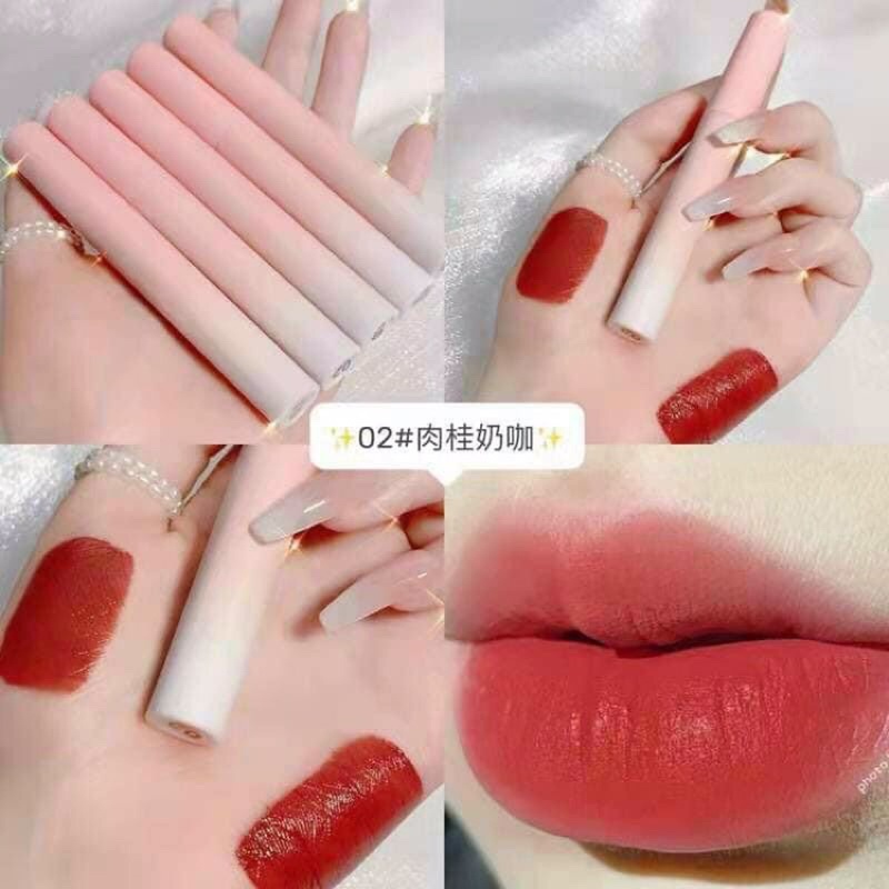 Sét 5 son kem hình heo leaduu pig màu hồng xinh xắn | BigBuy360 - bigbuy360.vn