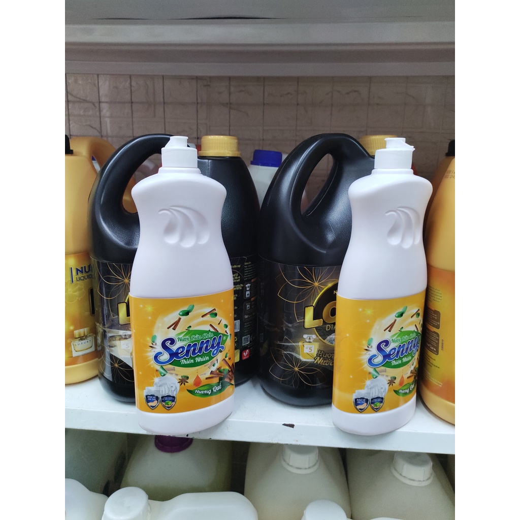 NƯỚC GIẶT LORD DIAMOND HƯƠNG NƯỚC HOA PHÁP 3.5KG - TẶNG NƯỚC RỬA CHÉN SENNY HƯƠNG QUẾ 750G (27K)