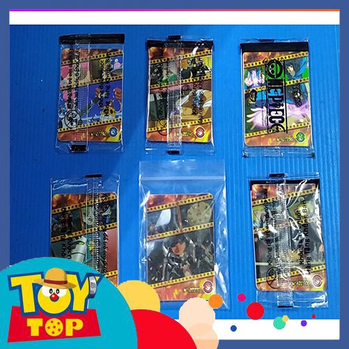 Thẻ bài Toonies One Piece phiên bản điện ảnh đỏ - xanh lá : Phân cảnh phim Z / Strong World