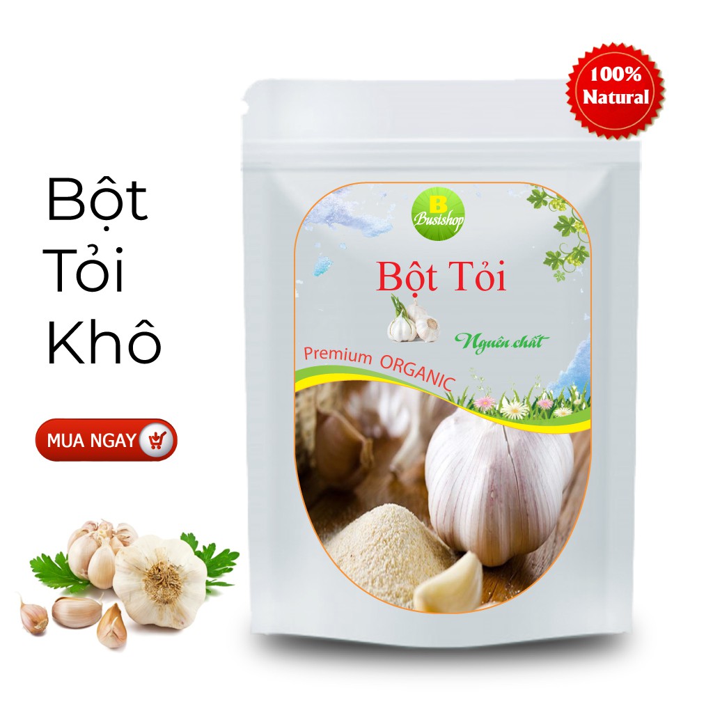 Bột tỏi nguyên chất 100g - Gia vị ướp thịt, tăng sức đề kháng