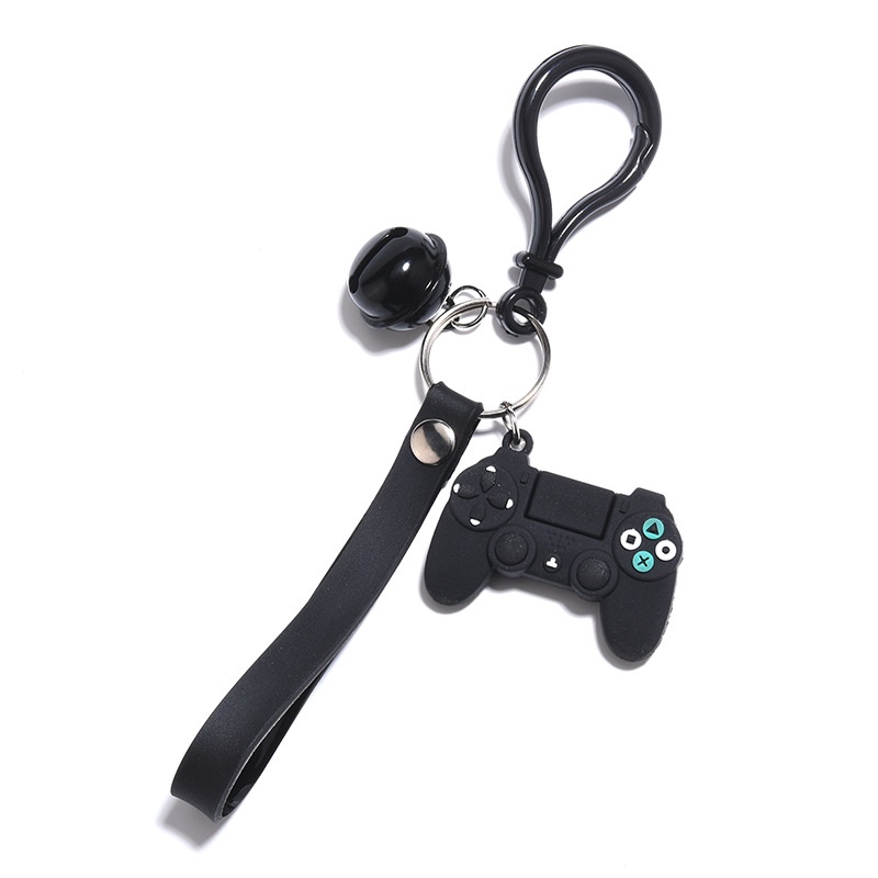 Móc khoá EKLEVA đính phụ kiện hình tay cầm trò chơi video PS4 sáng tạo dùng làm quà tặng cho nam và nữ