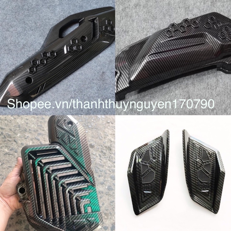 Ốp Carbon AB AirBlade 160-125 2023 Full Bộ Chính Hãng Univer