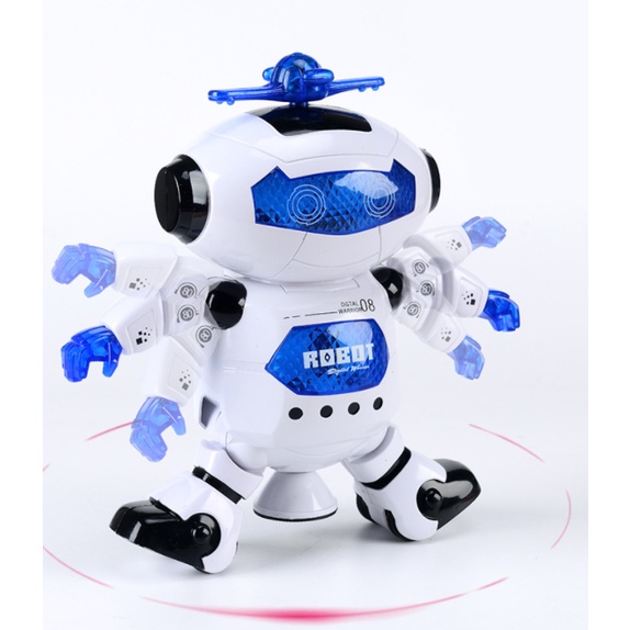 Đồ chơi Robot thông minh sáng tạo - xoay 360 phát nhạc hot trend