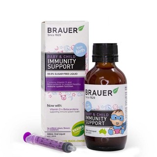 (Tem Chemist) Tăng đề kháng Brauer Immunity Support cho bé