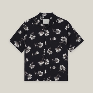 Áo sơ mi cộc tay cổ ve nam họa tiết unicus phedra cuban shirt