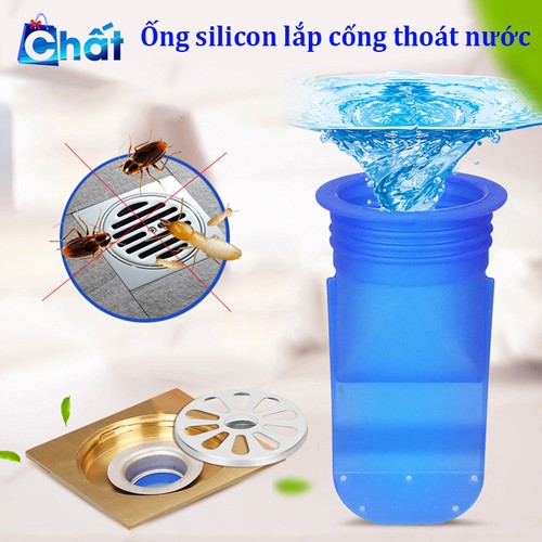 Phụ kiện Silicone lắp thoát sàn chống mùi hôi ngăn vi khuẩn trào ngược lên, ngăn mùi hôi nhà vệ sinh, cống nước