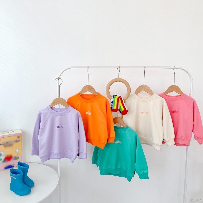 Áo thun cotton tay dài in hình hoạt hình dễ thương cho bé gái