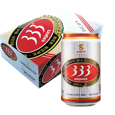 Thùng 24 lon Bia 333 lon 330ml