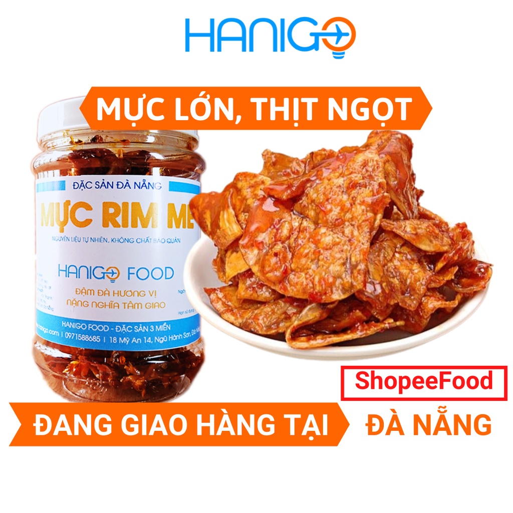 Mực Rim Me Đà Nẵng Ngon- Mực nhiều, mềm ngọt- Ít sốt- Hanigo Food- Đặc sản Đà Nẵng NGON