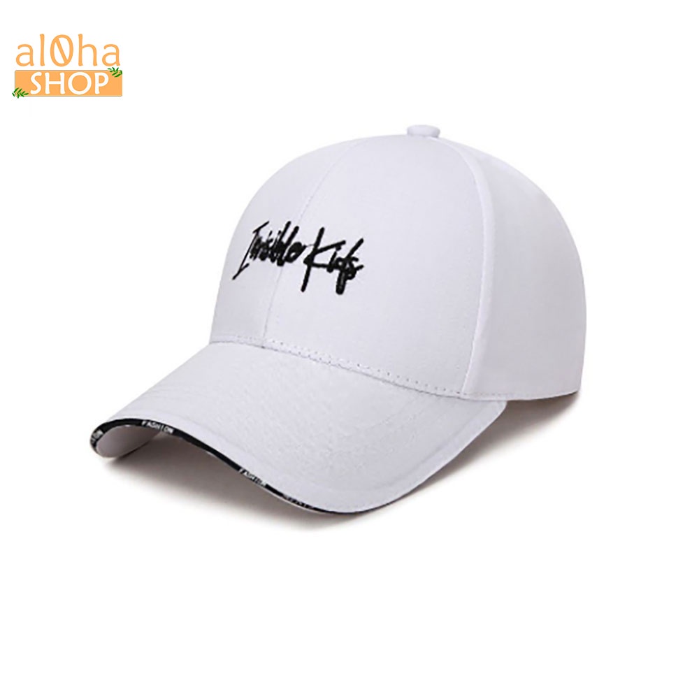 Mũ lưỡi trai - nón Ulzzang thêu chữ unisex nam nữ chống nắng phong cách thời trang, cá tính - al0ha Shop