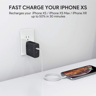 Adapter Sạc 2 Cổng 30W Aukey PA-Y11