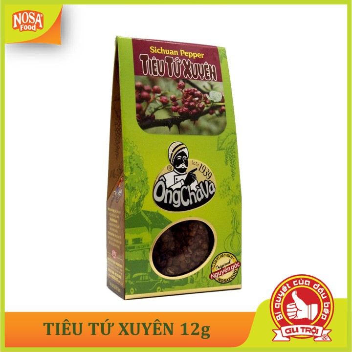 Tiêu Tứ Xuyên Ông Chà Và Thượng Hạng (SICHUAN PEPPER) PREMIUM QUALITY - 12 GRAM