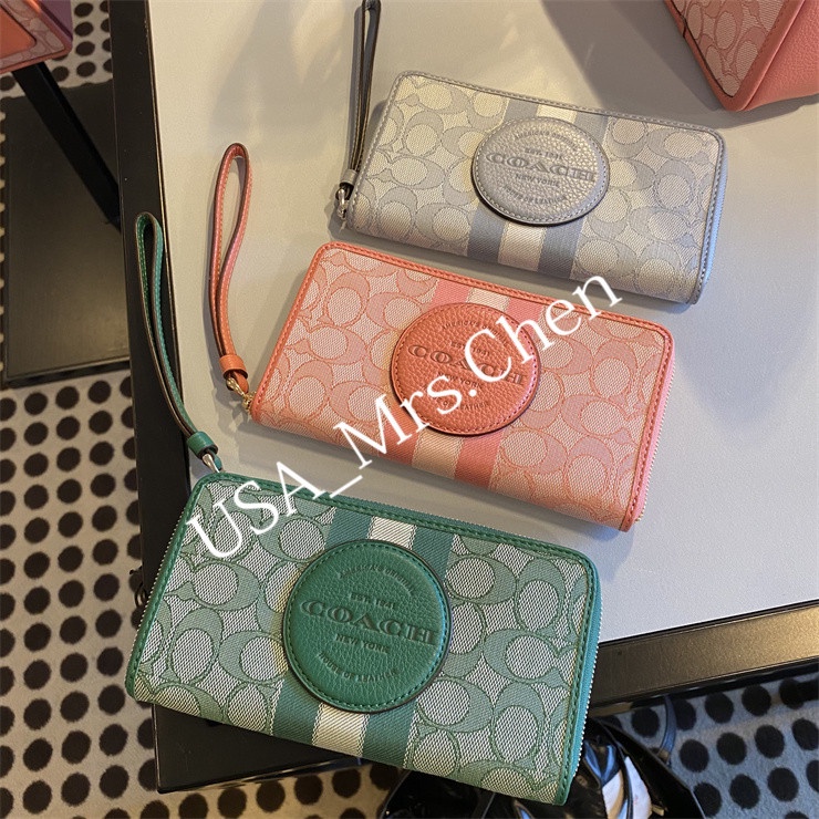 Ví COACH, ví đựng xu, ví dài đích thực có bằng chứng mua hàng