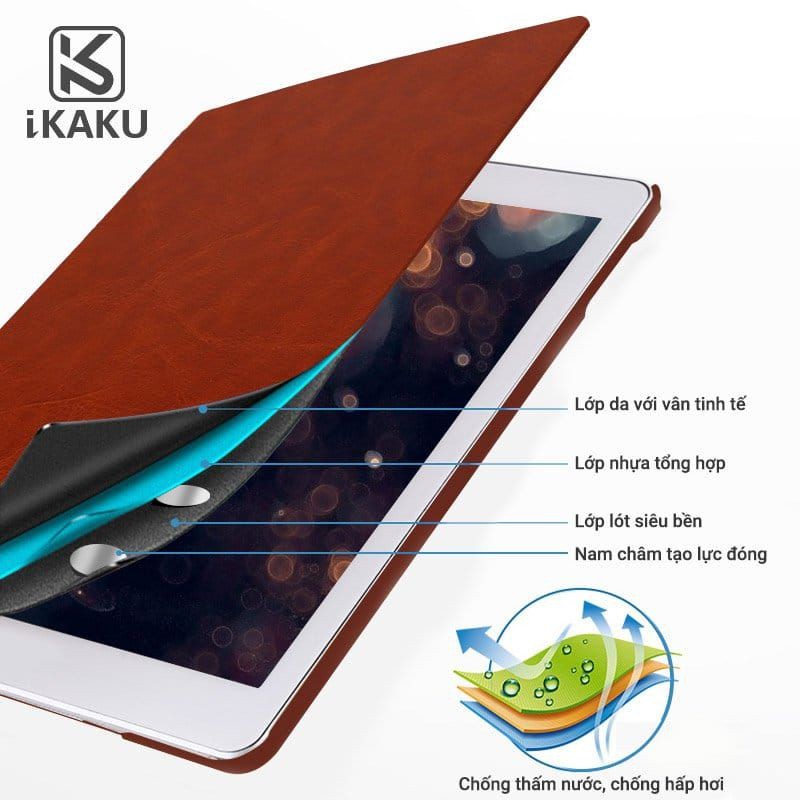 Bao da cho iPad Air 4 2020 10.9’’ Chính hãng Kaku nhiều màu sắc sang trọng