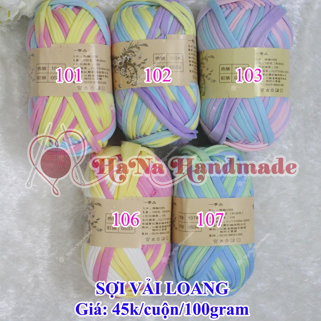 Sợi vải loang/hoa 40k/c 100g ~30m