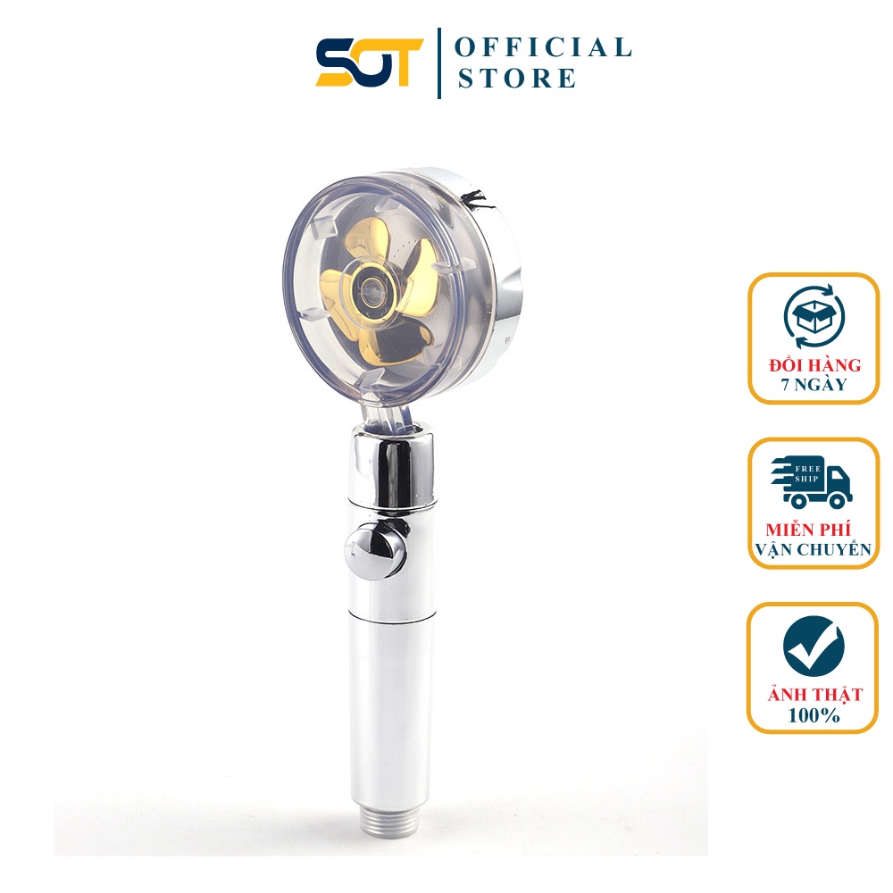 Vòi sen TĂNG ÁP, vòi sen tắm cánh quạt siêu tăng áp, Tiết kiệm nước