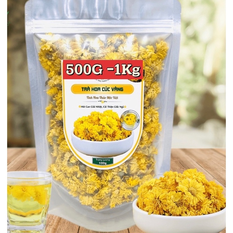 ⚡HÀNG LOẠI 1⚡️ 100G Trà Hoa Cúc Vàng Khô