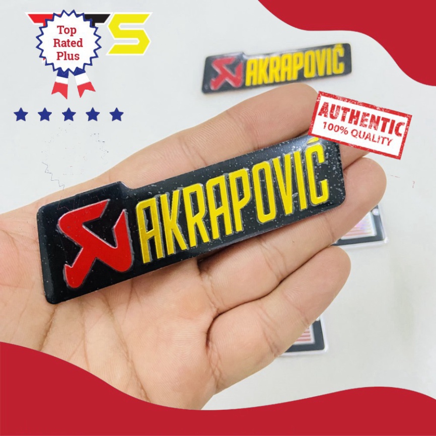 [HCM XẢ KHO MÙA DỊCH] TEM NHÔM DÁN PÔ, DÁN GẮP TRANG TRÍ TUYỆT ĐẸP ( YOSHIMUARA, LEOVICE. AKRAPOVIC )