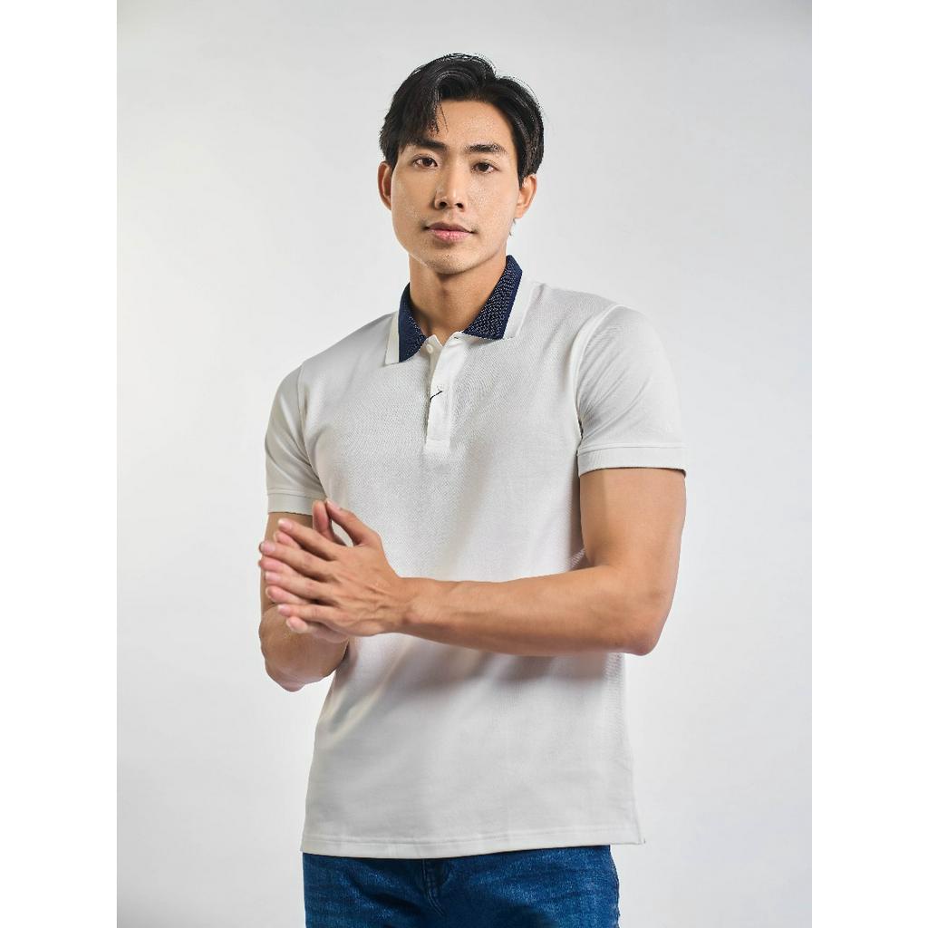 Áo Thun Polo Nam Ngắn Tay Có Cổ Bẻ OWEN APT231405 áo phông màu trắng vải cotton cao cấp mềm mát dáng body fit