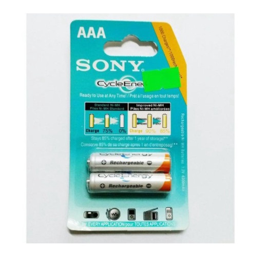 Vỉ 2 Viên Pin Sạc Sony AA 1.2V 4600mah Cao Cấp