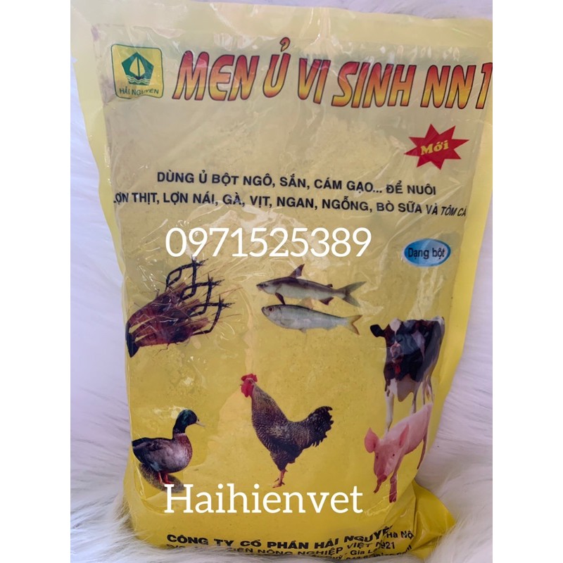 1 kg MEN VI SINH Ủ THỨC ĂN TRONG CHĂN NUÔI NN1