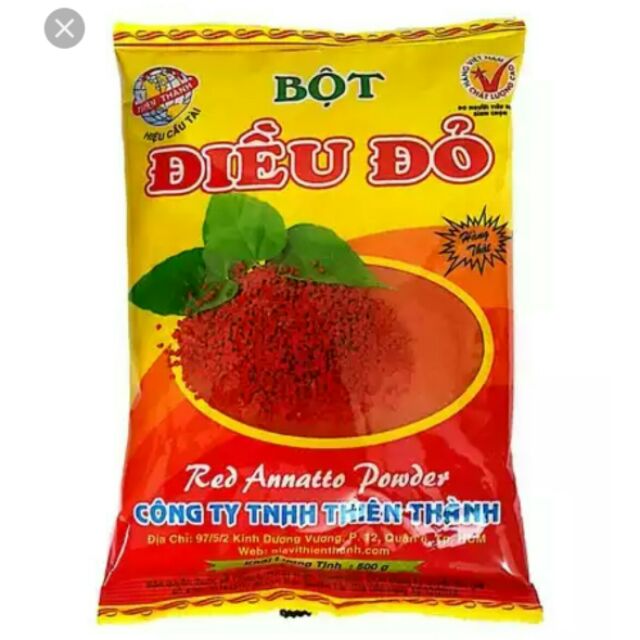 Bột điều đỏ 100g - 500g