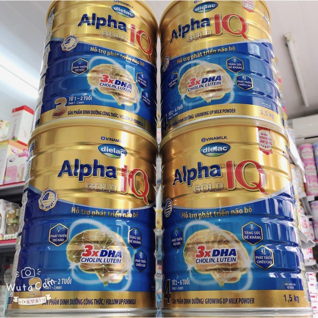 Sữa Dielac Alpha Gold số 3-4 1,5KG thumbnail
