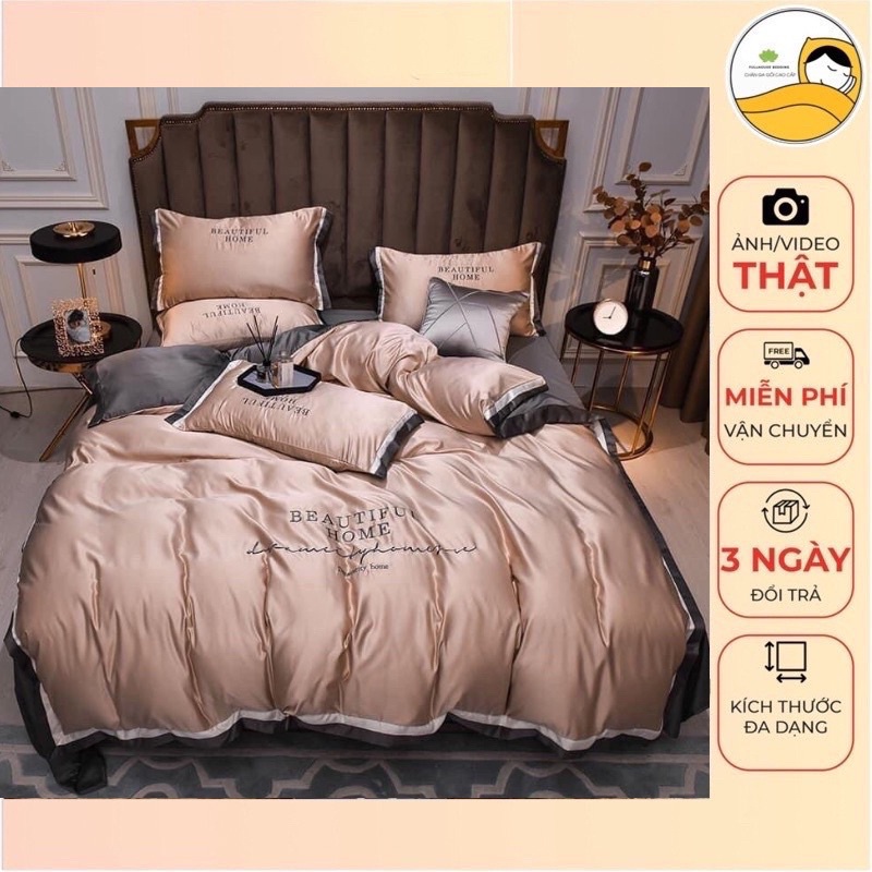 bộ chăn ga gối phi lụa cao  DREAMS hàng nhập khẩu cao cấp