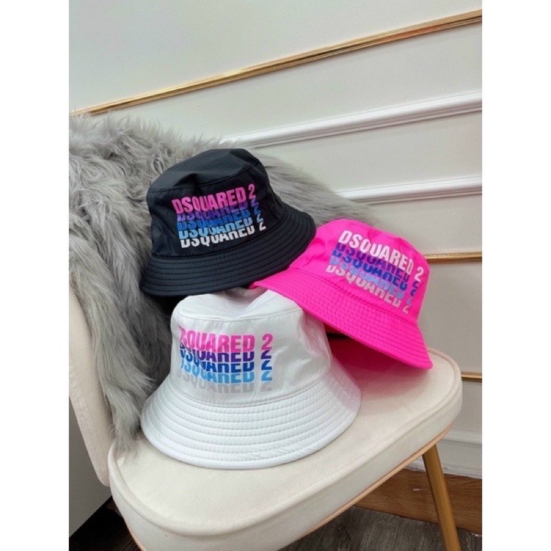 MŨ BUCKET TAI BÈO DSQUARED2 VẢI DÙ NĂNG ĐỘNG ĐẸP