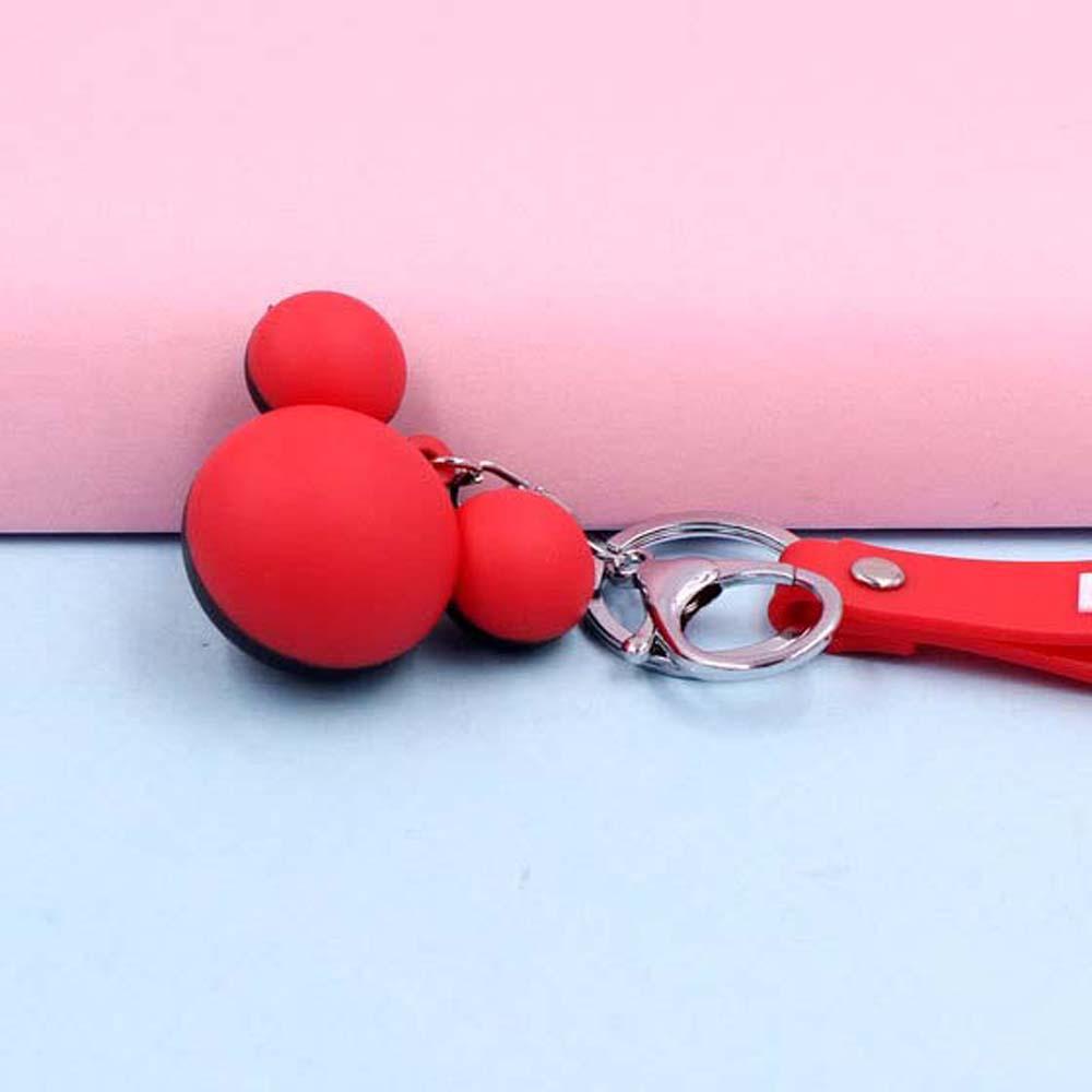Móc Khóa Hình Chuột Mickey Hoạt Hình Đáng Yêu Bằng PVC